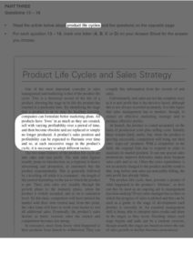 B2 Business Vantage (BEC Vantage) Reading Part Three Text BEC Exam Guide Procedure Example