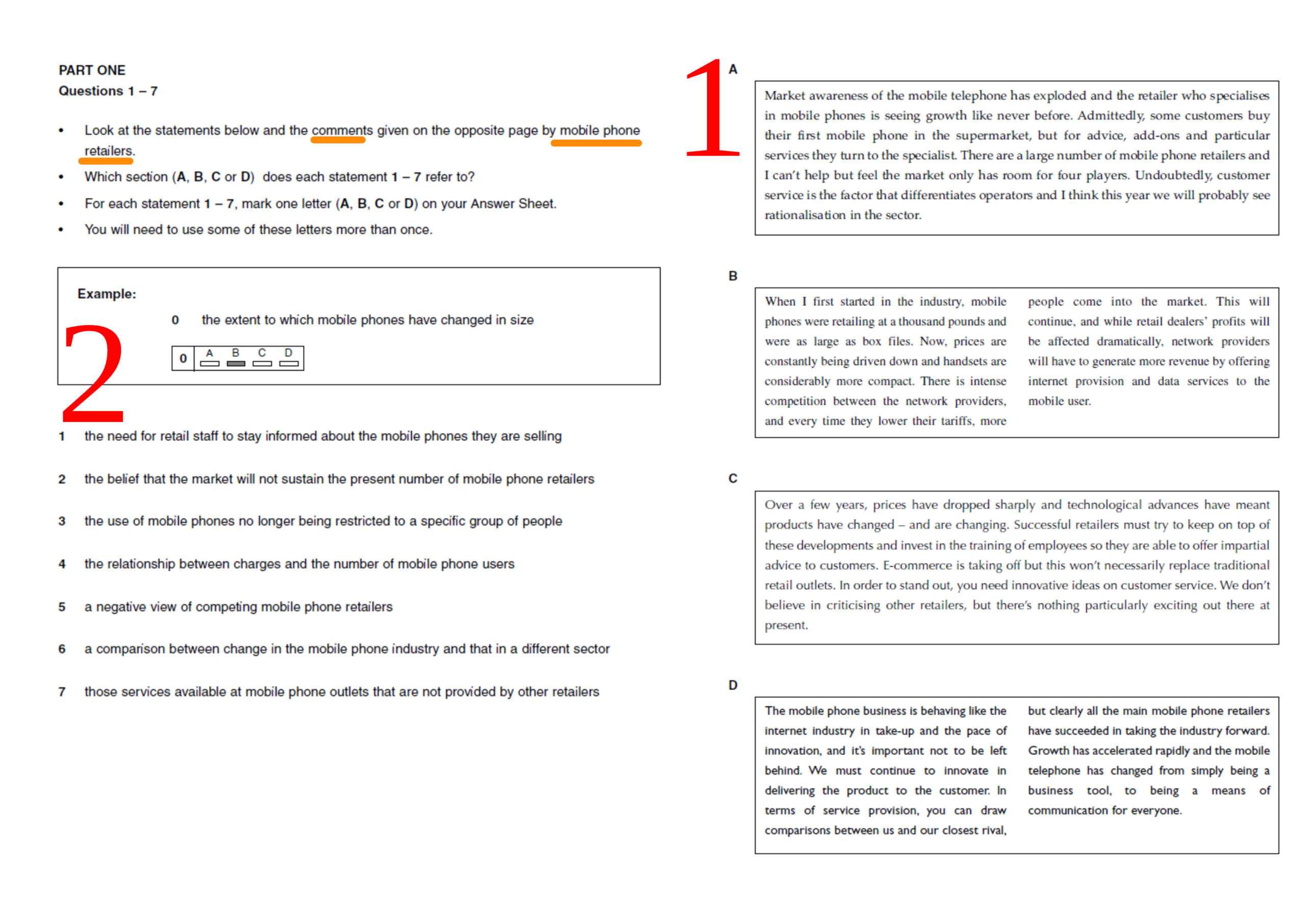B2 Business Vantage (BEC Vantage) Reading Part One BEC Exam Guide Procedure Example
